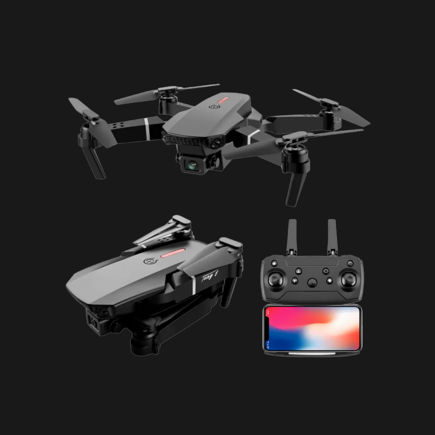Dron E88, Camara HD, Giro 360 🚀